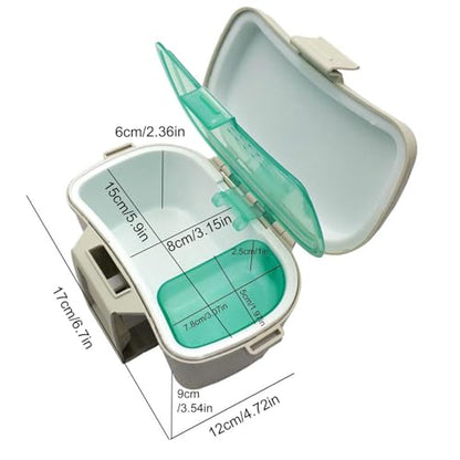 Worm Storage Box - Waist Bait Container, Insulated Earthworm Holder for Fishing Trips, Portable Shrimp Carrier with Secure Lid, Outdoor Gear, Compact Lure Organizer for Kayak and Camping