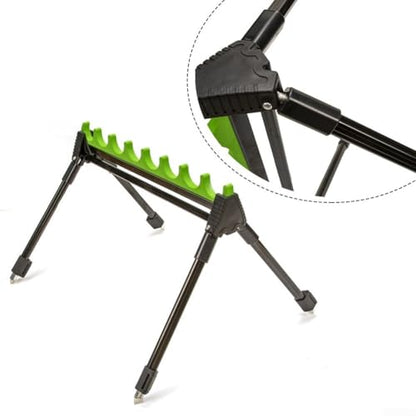 Adjustable Outdoor Fishing Rod Holder, Telescopic Fishing Pole Holder Bracket Spike Fishing Pole Rack for Bank Fishing Ground Sand