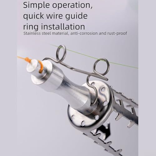 Fishing Lure Retriever with 30M PE Line Stainless Steel Fish Bait Rescue Device Tackle Recovery Tool for Snagged Lures Minnow Pencil Iron Plate VIB Underwater Snag Removal Equipment
