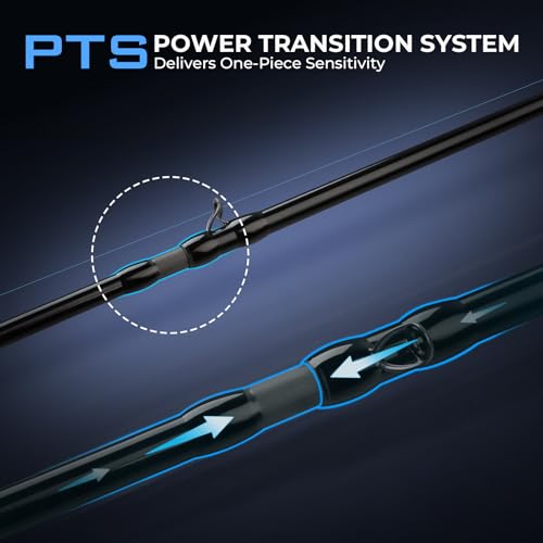 KastKing Verus Technique Twin-Tip Bass Fishing Rod – IM7 Graphite Blanks with Nano Resin, Extra Tip, PTS, Titanium Guide Frames, Technique-Specific Casting & Spinning Rod - size: 7'5"-Mh-M, style: Casting