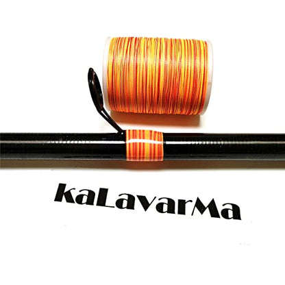 (8pcs*240yd) Kalavarma Rod Wrapping Thread for Fishing Rod Wrapping Thread Rod Building Repair - style: NCP 6+2 klm009