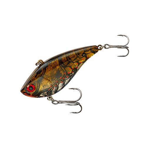BOOYAH One Knocker Bass Fishing Crankbait Lure - color: Ghost Green Craw, size: 1/2 oz