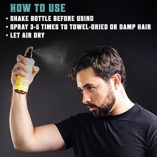 Viking Revolution Sea Salt Spray for Hair Men - Hair Texturizing Spray with Kelp, Aloe Vera and Red Algae Extract to Add Volume and Texture - Ocean Breeze and Coconut Scent, 8.8oz each - size: 8.8 Fl Oz (Pack of 2), style: Coconut + Ocean Breeze Sea Salt