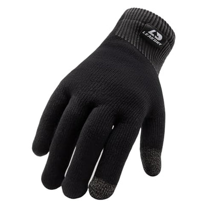 Waterproof Merino Wool Touchscreen Gloves,3-Layer Thermal Winter Gloves,Windproof for Skiing,Work - size: Small