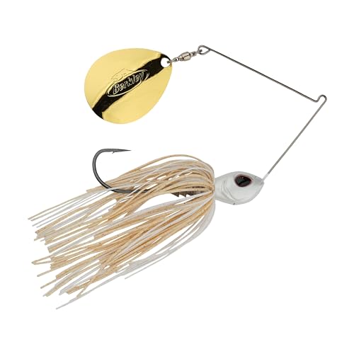 Berkley Power Blade Standard Fishing Spinnerbaits - color: White/Gold, size: 1 oz - Colorado
