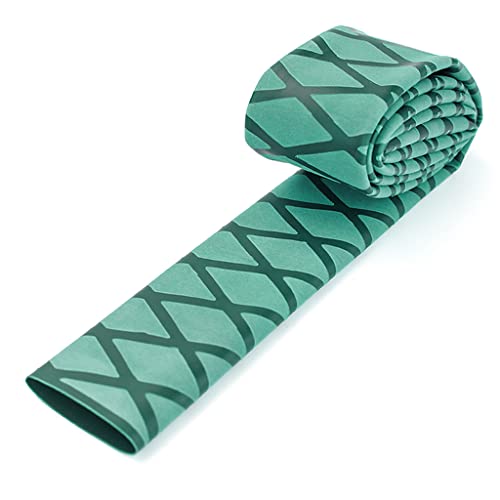 3.3 FT Dia 2'' Fishing Rod Shrink Wrap Tubing Heat Shrink Grip Non Slip Waterproof Hand Grip Wrap, Green - size: Dia 50mm-2''(3.3 feet,Green)