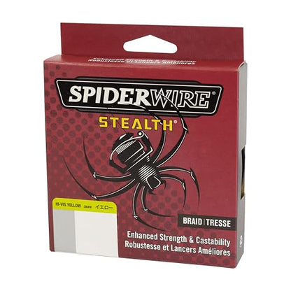 SpiderWire Stealth Braid Fishing Line - color: Hi-Vis Yellow, size: 125yd, style: 10lb Break Strength