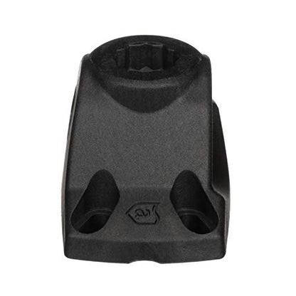 Attwood 5011-7 Heavy-Duty Fishing Rod Holder Combo Mount, Mounts on Top or Side of Gunwale, Positive Lock, Black