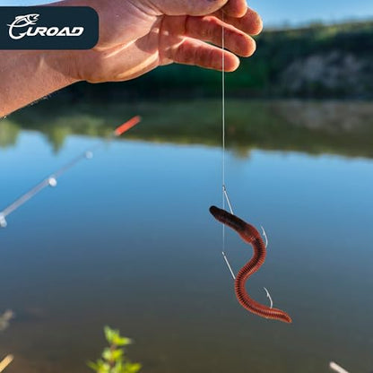 60pcs Aberdeen Sea Fishing Hooks, Large Barbed Aberdeen Hooks, Long Shank and Wide Gape Size 1#, 1/0, 2/0, 3/0, Light Fishing Hooks High Carbon Steel (60 Pcs, Mixed)