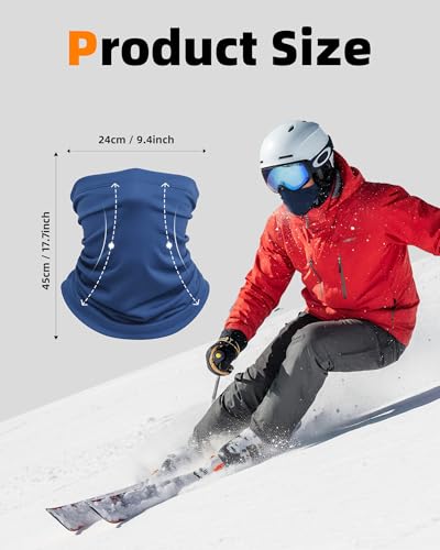 Xeoxarel Neck Gaiter, 7 Pack Cooling UV Protection, Bandana Face Mask Scarf for Men and Women - color: Black, Navy, Dark Grey, Olive Green, Royal Blue, Light Grey, Camo