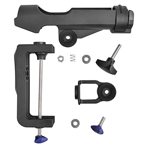 Fishing Rod Holders for Boat Adjustable Fishing Pole Holder with Large Clamp Folding Rod Racks Holder - color: 2PCS 03# Max Opening 4.75"