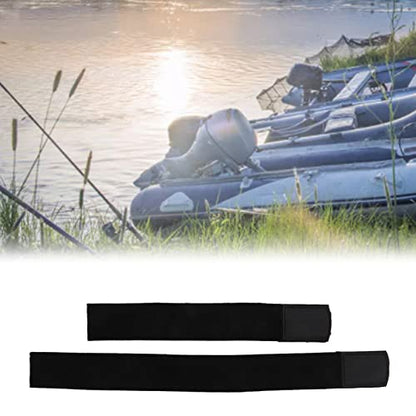 2Pcs Fishing Rod Strap Fishing Pole Tie Wrapping Band Rod Elastic Wrap Band Pole Holder