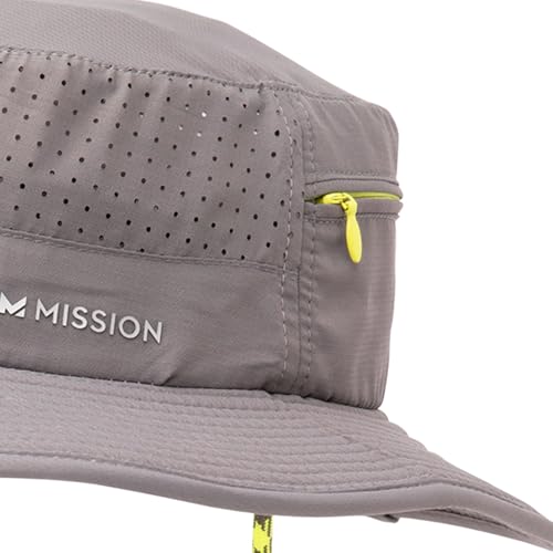 MISSION Cooling Anywhere Boonie Hat - Unisex Wide-Brim Hat for Men & Women - Cools Up to 2 Hours - UPF 50 Sun Protection - color: Charcoal