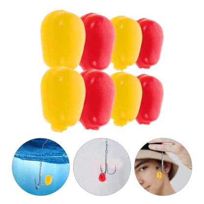 WOONEKY Artificial Simulation Floating 200pcs Silicone Soft Baits Corn Lures Lure Bionic for DIY Attracting Carp Fishing Fish Reservoirs