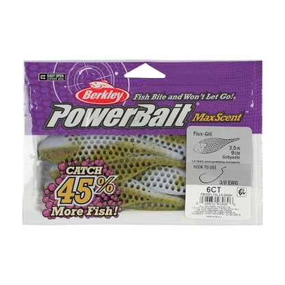 Berkley PowerBait MaxScent Flux-Gill - color: Gobyashi, size: 3 1/2"