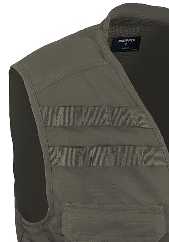 Edgetec Outdoor Utility Vest, Fishing, Hunting, Tactical Ripstop - color: Ranger, size: X-Large