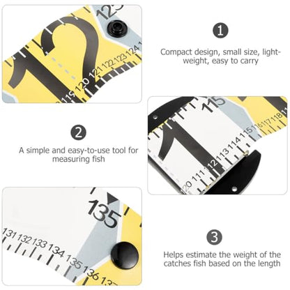 POPETPOP Fish Measuring Device Fish Ruler Measure Ruler for Fishing Fish Measuring Ruler Fishing Measure Tool