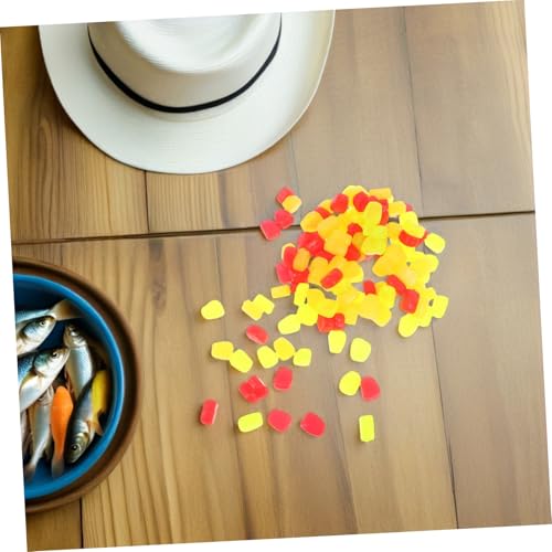 NOLITOY 150pcs Silicone Fake Corn Fishing Bait for Carp and Trout, Floating Soft Lures with Convenient Design and Repeated Use, for Saltwater Fishing