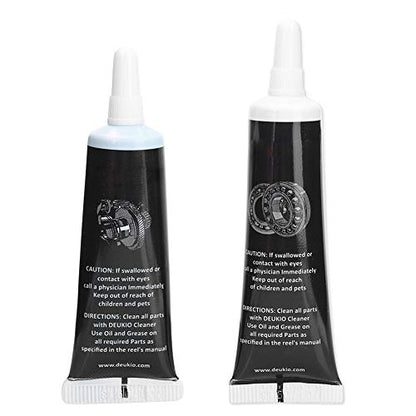 Fishing Reel Oil, Fishing Reel Grease, for Spinning Reel Lowprofile Reel (Black)