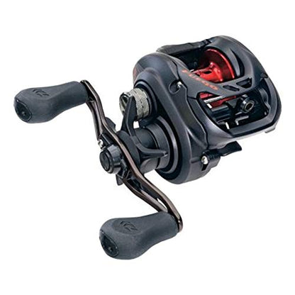 Daiwa Fuego CT Low Profile Baitcasting Reel – Aluminum CT Frame, Air Rotation System & Magforce Braking, Left/Right Hand Options - size: FGCT100HS