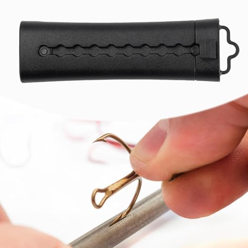 Fishing Hook Sharpener Ceramic Sharpening Stone Lightweight Compact Practical Grinding Tool Fish Hooks File for Anglers