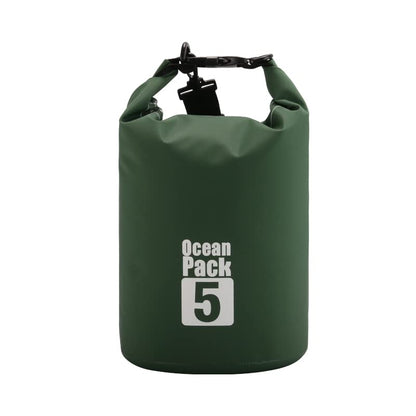 Dry Sack/Floating Waterproof Bag 2L/5L/10L/20L/30L for Boating, Kayaking, Hiking, Snowboarding, Camping, Rafting, Fishing and Backpacking - color: Dark Green, size: 10L