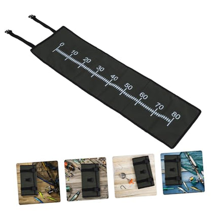 Toyvian Fishing Measuring Mat Fish Measure Board Portable Fishing Unhooking Pad Lightweight Ruler for Fish Measurement Easy to Use