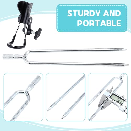 6 Pcs Fishing Rod Holder for Ground Upgraded Bank Fishing Pole Holders Adjustable Extra Long Drill Rod Stand for Catfish, Beach, Mud, Gifts for Men Birthday Christmas - color: Black