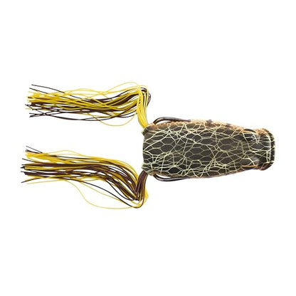 Berkley Swamp Lord Hollow Body Frog Fishing Bait - color: Chartreuse Perch, size: Popping