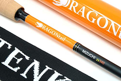 DRAGONtail MIZUCHI zx340 Zoom Small Stream 3 Length Tenkara Rod - style: Rod (No Kit)