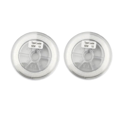 Pack of 2 50M Fly Fishing Backing Line 2LB-10LB Nylon Braided Line Pull Force Spare Carp Fishing Wire Pesca Fishing Tackle - size: 3X 2pcs