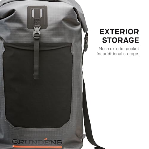 Grundéns Bootlegger Roll Top Backpack | Waterproof, 30L, Anchor - color: Anchor