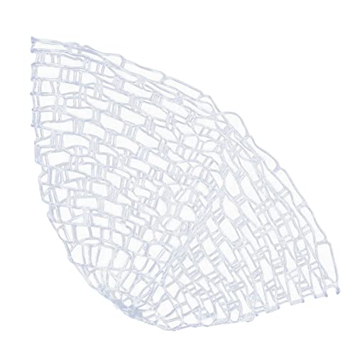 TOPINCN Fishing Landing Net, Trout Fishing Catch and Release Soft Rubber Mesh Fly Rubber Fishing Mesh Fishing Net Replacement - size: 120CM