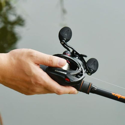 KastKing Speed Demon Elite Fishing Reel, World's Fastest 10.5:1 Gear Ratio/Deadbolt Baitcasting Reel, 10+1 Shielded Stainless Steel BB, CNC Lightweight Aluminum Frame, Available in Skipping Version - color: High Speed- 10.5:1- Left