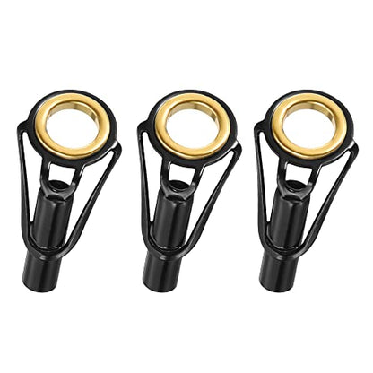 PATIKIL Fishing Rod Tips Repair Kit Stainless Steel Ring Guide for Saltwater Freshwater Fishing - size: 4.4mm