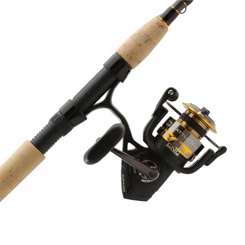 Penn Battle IV Spinning Reel and Fishing Rod Combo - size: 2000 Size Reel - 6'6" - Medium Light - 1pc, style: Battle IV