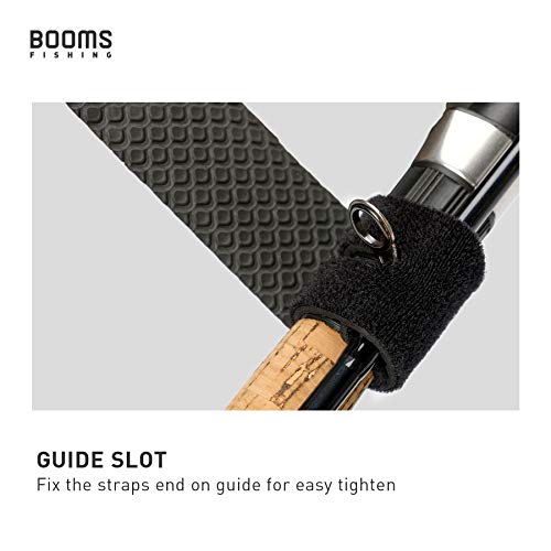 Booms Fishing RS3 Fishing Rod Wrap Pole Straps， Hook & Loop Fishing Rod Belts, Fishing Rod Ties for Casting Rods, Spinning Rods and Fly Rods - style: D: Multicolor_9.6"_6pack