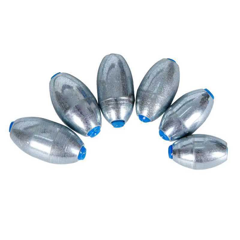 Alloy Steel Fishing Sinker Oval Drop Shot Bass Fishing Weight Casting Sinkers for Saltwater Freshwater - size: Size1-20Pcs-Alloy Sinker-3G