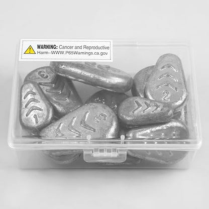 No Roll Sinker Fishing Weights Sinkers, Catfish Sinkers Flat Inline Sinkers Weights No Snag Slip Sinkers Saltwater Surf Fishing Weights Gear Tackle Fishing Weights Sinkers for Catfishing Rigs - style: 2oz-10pcs