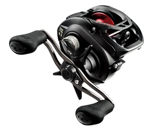 Daiwa Fuego CT Low Profile Baitcasting Reel – Aluminum CT Frame, Air Rotation System & Magforce Braking, Left/Right Hand Options - size: FGCT100XSL