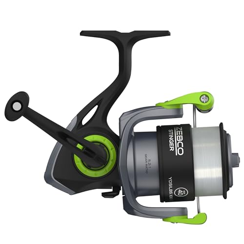 Zebco Stinger Spinning Fishing Reel, 1+1 Bearings Fishing Reel - size: Size 40 Reel