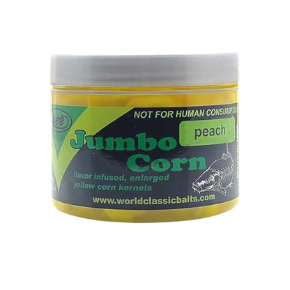 WCB Carp Baits - Flavored Jumbo Corn Bait - Ideal for Carp Fishing - style: Flavor: Peach