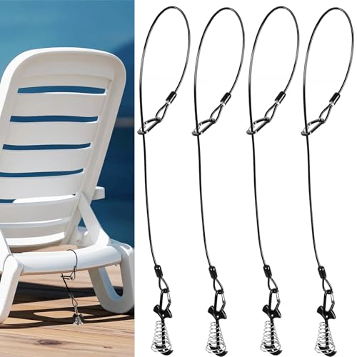 Deck or Dock Anchors for Gap Between Boards - Outdoor Furniture Deck Anchor Marine Grade Stainless Steel Fishbone Deck Anchor Pegs with Carabiners Easily Reposition Chair, Table, Grill and Kayaks - color: Black-4pcs
