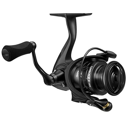 Piscifun Carbon X II Ultralight Spinning Reel, Light to 5.5oz | 10+1 BB, upgraded carbon frame rotor, 22lb Max Drag, 5.5oz lightweight design, smooth freshwater fishing performance - size: 1000