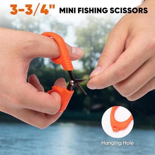 SHALL Fishing Tool Kit, Corrosion Resistant Fishing Gear and Equipment - Fishing Pliers, Fillet Knife, Fishing Scissors, Fish Lip Gripper, Fishing Ruler, Lanyard - Premium Fishing Tools for Men Women - style: 8-Piece Fishing Tool Kit