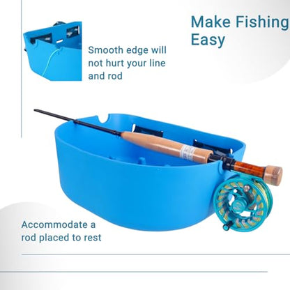 M MAXIMUMCATCH Maxcatch Fly Fishing Stripping Basket for Boat Super Light Floating Flexible
