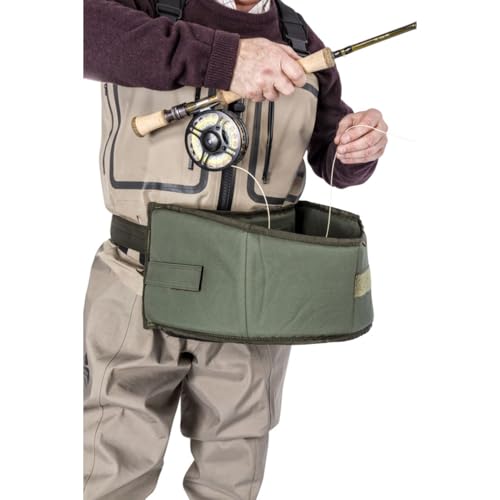 SNOWBEE Line Tray, Adjustable Waist Belt, Lightweight Stripping Basket for Fly Fishing, Reduces Line Tangling in Freshwater and Saltwater