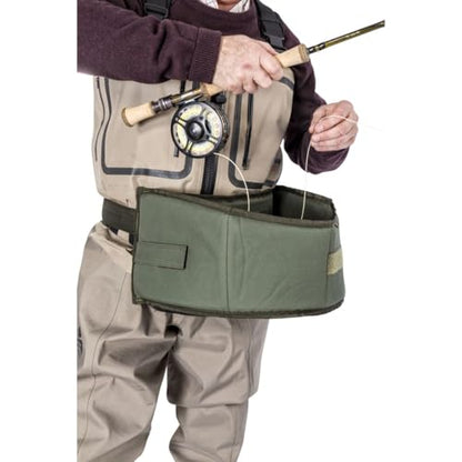 SNOWBEE Line Tray, Adjustable Waist Belt, Lightweight Stripping Basket for Fly Fishing, Reduces Line Tangling in Freshwater and Saltwater