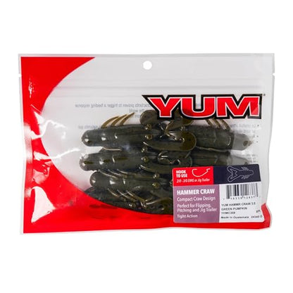 Hammer Craw - color: Green Pumpkin