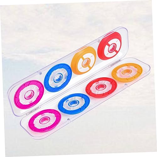 Hemoton 1 Pack Silicone Fishing Line Spools Holder with Storage Box Durable Fishing Line Reels for Tackle Accessories Material